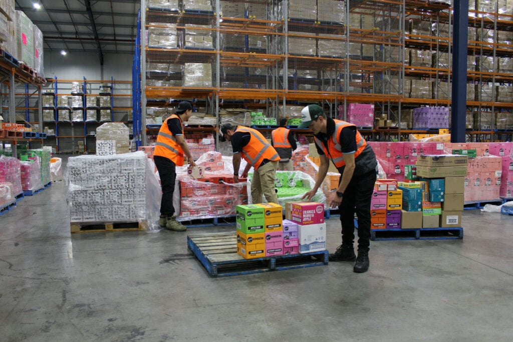 Cold storage warehouse for confectionery logistics