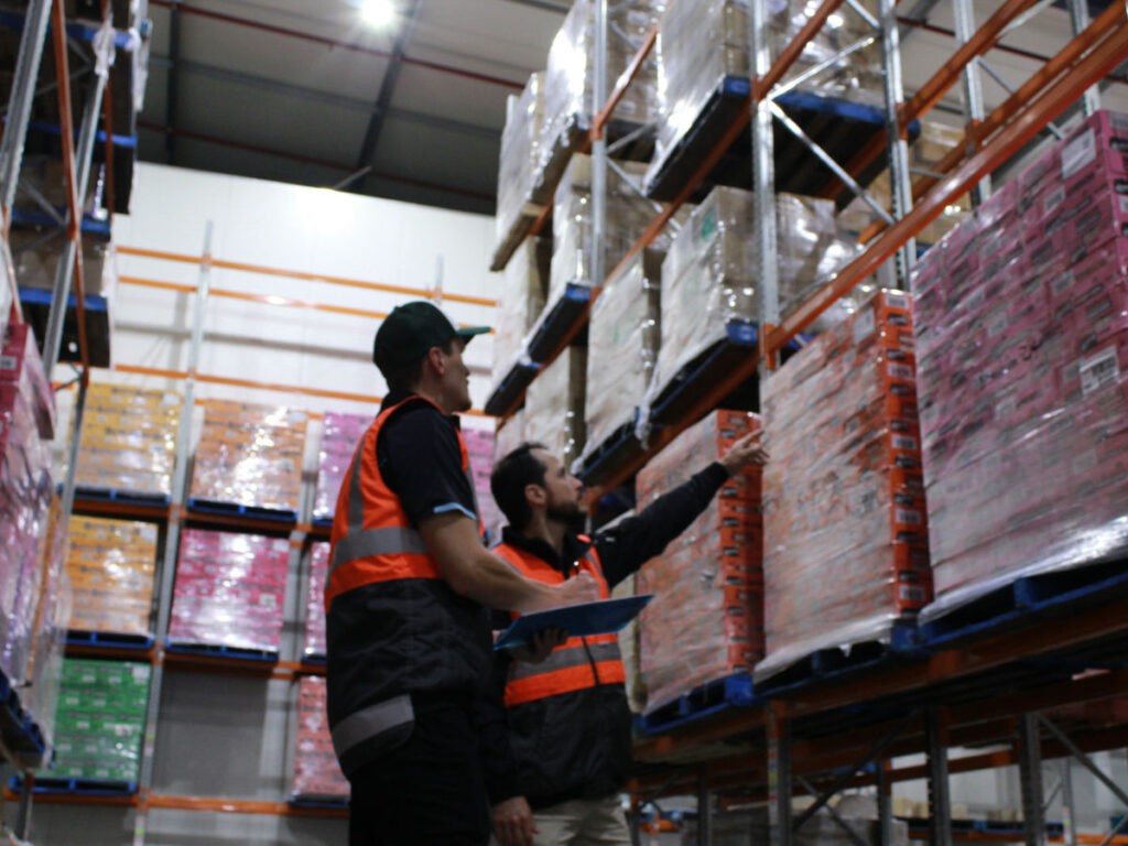 Icelander’s staff are managing stock using the Warehouse Management System for inventory control